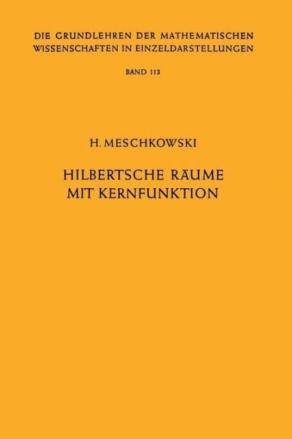 Hilbertsche Räume mit Kernfunktion