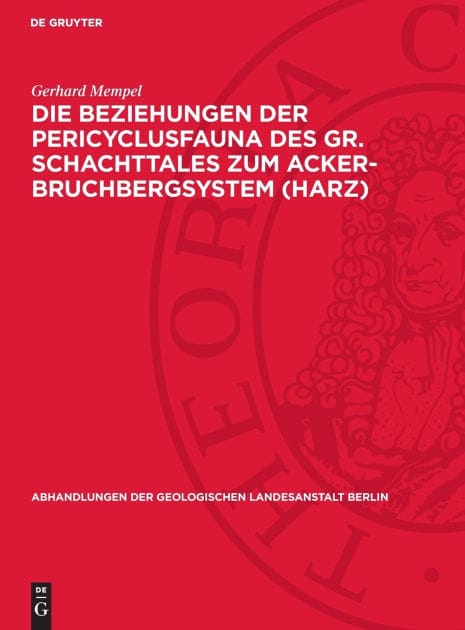 Die Beziehungen der Pericyclusfauna des Gr. Schachttales zum Acker-Bruchbergsystem (Harz)