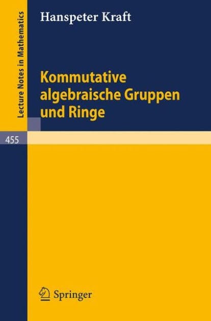 Kommutative algebraische Gruppen und Ringe