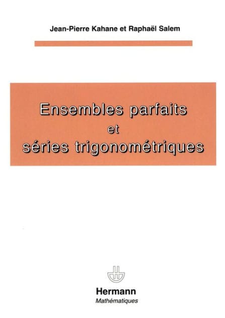 Ensembles parfaits et séries trigonométriques
