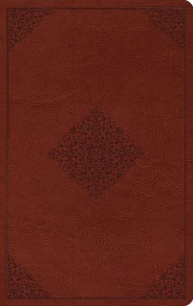 ESV Large Print Value Thinline Bible (TruTone, Tan, Ornament Design)