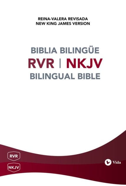 NKJV/RVR, Bilingual Bible, Softcover / NKJV/RVR Biblia Bilingüe, Tapa Rústica