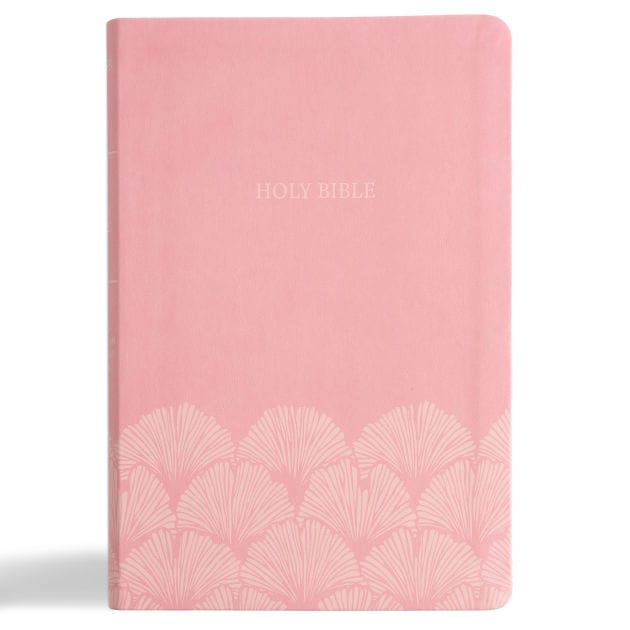NASB Large Print Thinline Bible, Value Edition, Soft Pink LeatherTouch