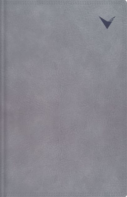 NBLA, Biblia de Estudio, Interior a dos colores, Leathersoft, Gris, Comfort Print