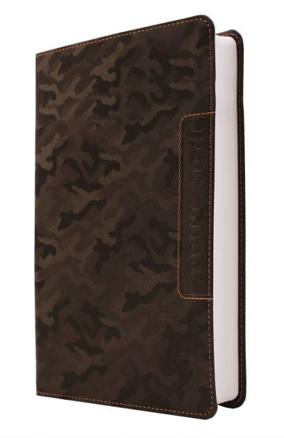 NIV, Boys' Bible, Leathersoft, Brown Camo, Comfort Print
