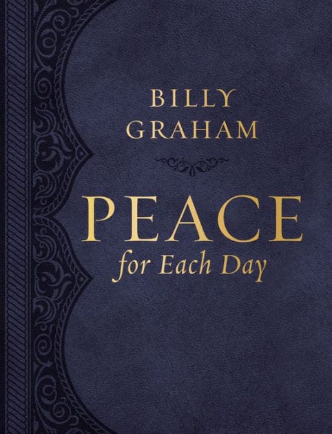 Peace for Each Day, Large Text Leathersoft: 365 Daily Devotions - The Perfect Christian Father's Day Gifts for Dad