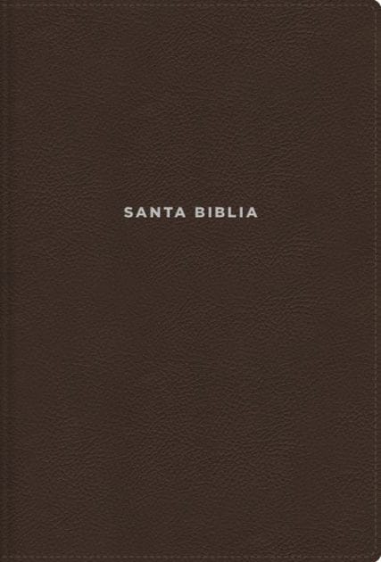 NVI, Biblia de Estudio actualizada, Revisión 2022, Leathersoft, Café, Letra grande, Interior a color, Palabras de Jesús en Rojo, Comfort Print