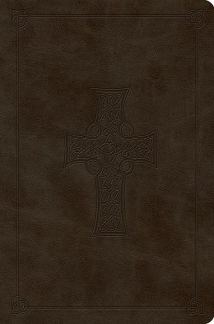 ESV Value Compact Bible (TruTone, Olive, Celtic Cross Design)