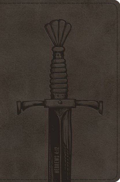 ESV Compact Bible (TruTone, Silver, Sword Design)