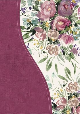Biblia de una joven conforme al corazón de Dios: Lujo Floral