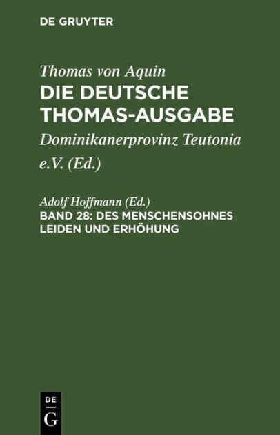Des Menschensohnes Leiden und Erhöhung: III: 46-59