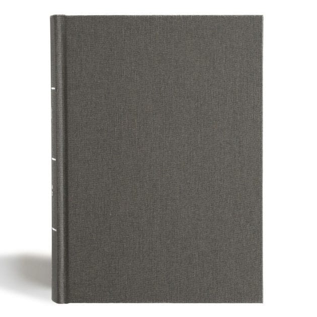 CSB Study Bible, Personal Size, Digital Study Edition, Charcoal Cloth Over Board
