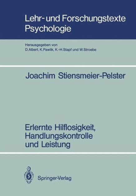 Erlernte Hilflosigkeit, Handlungskontrolle und Leistung