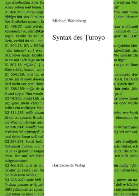 Syntax des Turoyo