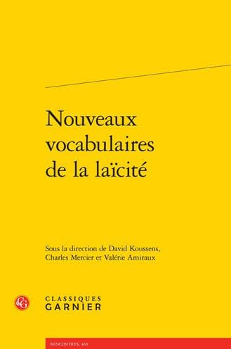 Nouveaux vocabulaires de la laicite