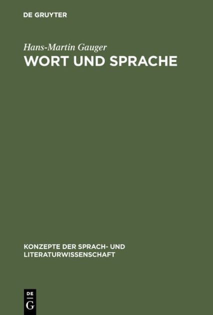 Wort und Sprache: Sprachwissenschaftliche Grundfragen