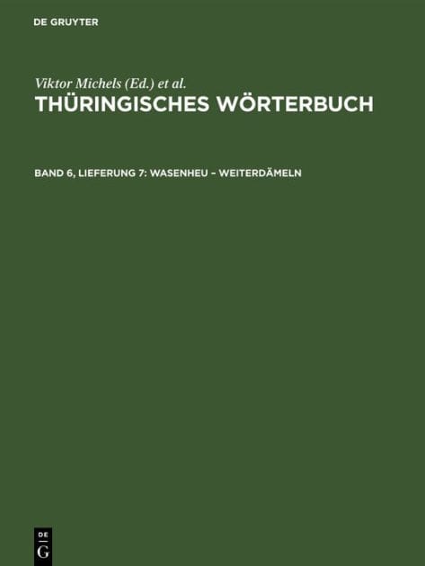 Wasenheu - weiterdämeln