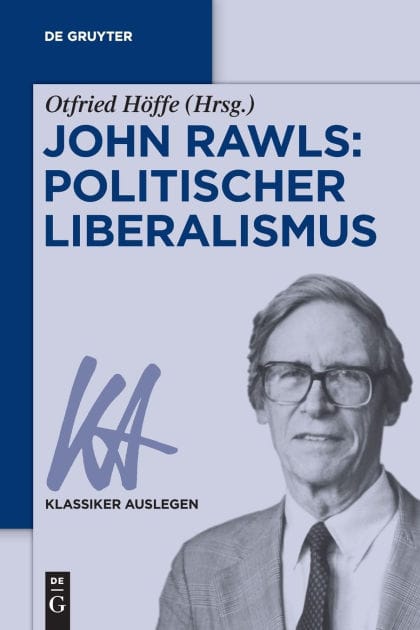 John Rawls: Politischer Liberalismus