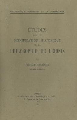 Etudes sur la signification historique de la philosophie de Leibniz