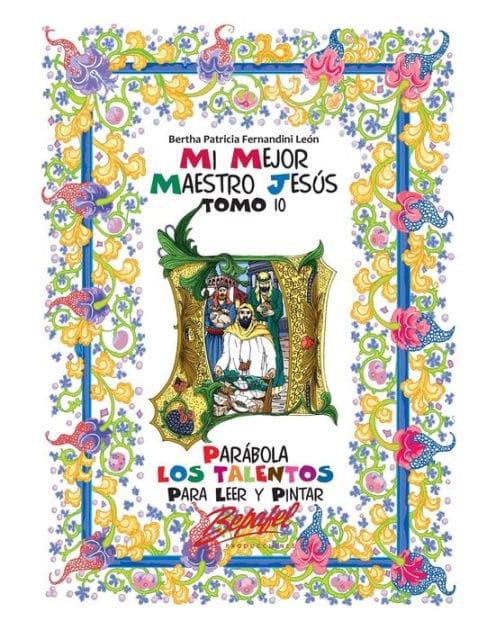 Mi mejor maestro Jesús-Parábola Los Talentos: Para leer y pintar