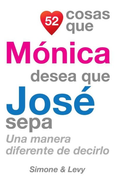 52 Cosas Que Mónica Desea Que José Sepa: Una Manera Diferente de Decirlo