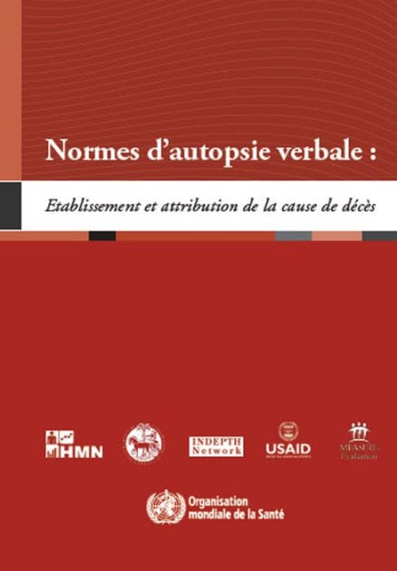 Normes d'autopsie verbale: Etablissement et attribution de la cause de décès
