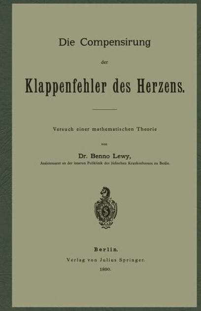 Die Compensirung der Klappenfehler des Herzens: Versuch einer mathematischen Theorie