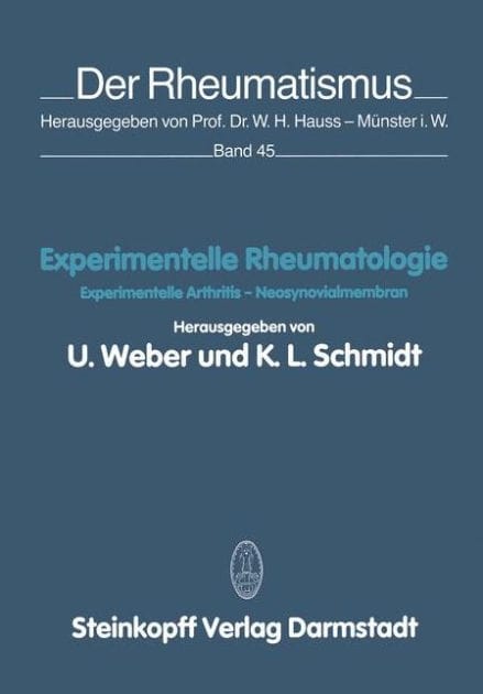 Experimentelle Rheumatologie: Experimentelle Arthritis - Neosynovialmembran