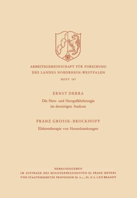 Die Herz- und Herzgefäßchirurgie im derzeitigen Stadium. Elektrotherapie von Herzerkrankungen