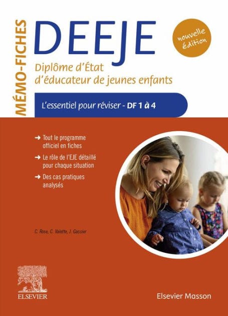 Mémo-Fiches DEEJE - Diplôme d'État d'éducateur de jeunes enfants: L'essentiel pour réviser DF1 à 4