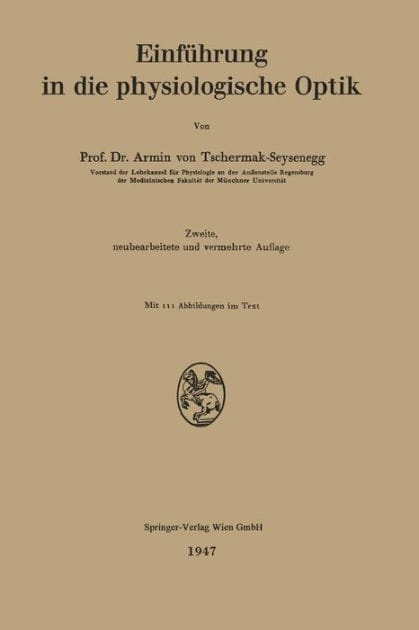 Einf�hrung in die physiologische Optik