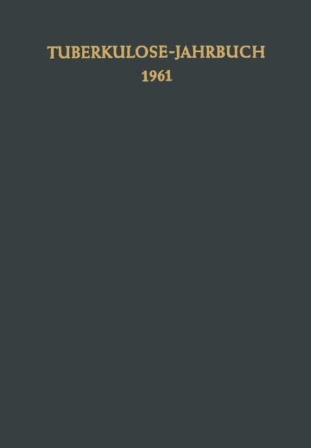 Tuberkulose-Jahrbuch 1961