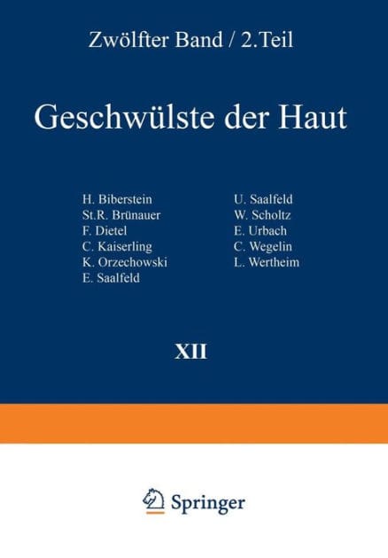 Geschwülste der Haut I