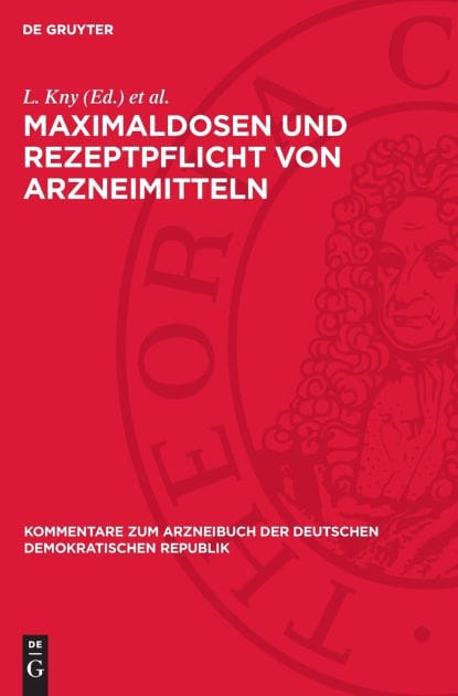 Maximaldosen und Rezeptpflicht von Arzneimitteln