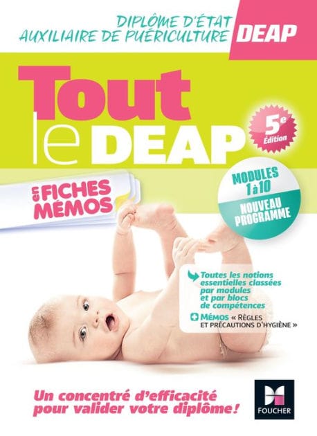 Tout le DEAP en fiches mémos - IFAP - Diplôme État Auxiliaire puériculture - 2024-2025