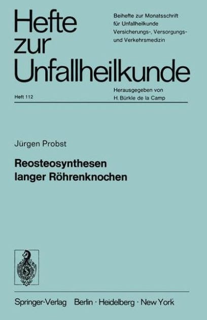 Reosteosynthesen langer R�hrenknochen