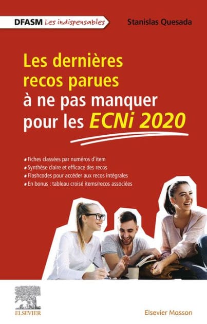 Les dernières recos parues à ne pas manquer pour les ECNi2020: DFASM - Les indispensables