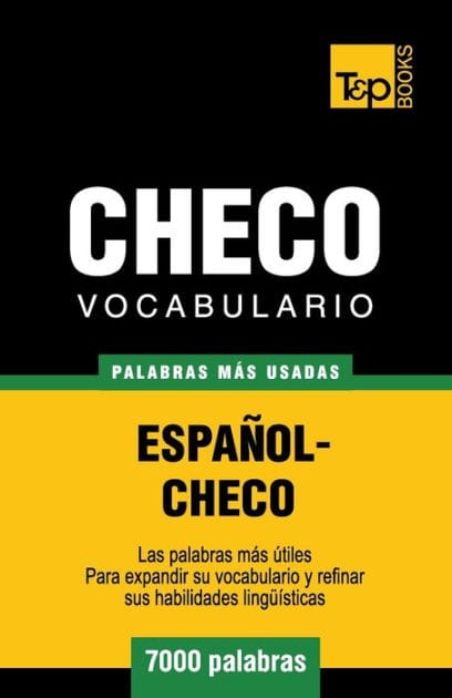 Vocabulario espa�ol-checo - 7000 palabras m�s usadas