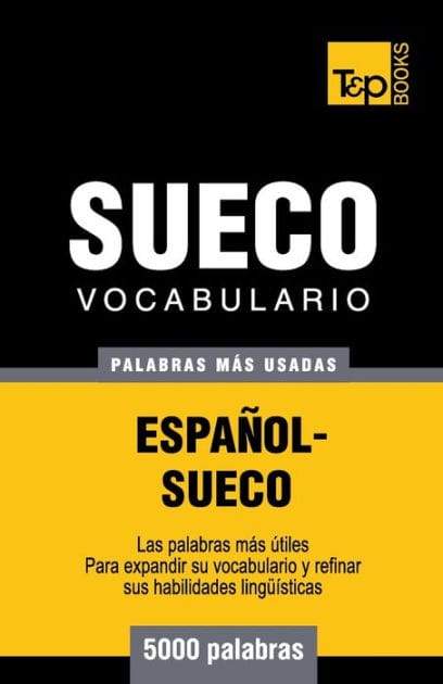Vocabulario espa�ol-sueco - 5000 palabras m�s usadas
