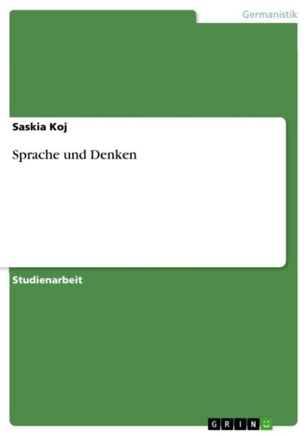 Sprache und Denken