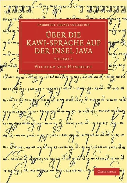 Über die Kawi-sprache auf der Insel Java