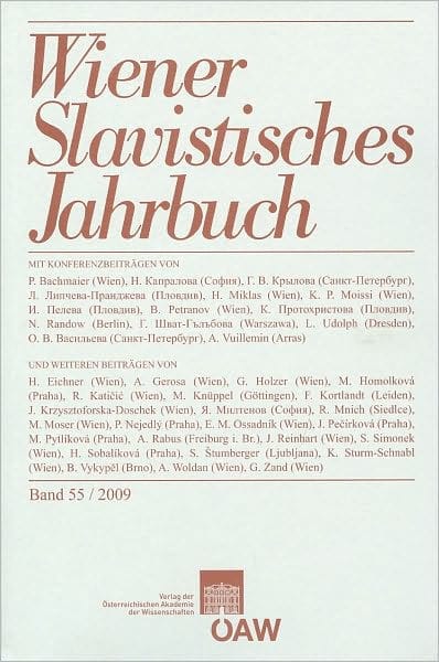 Wiener Slavistisches Jahrbuch Band 55/2009