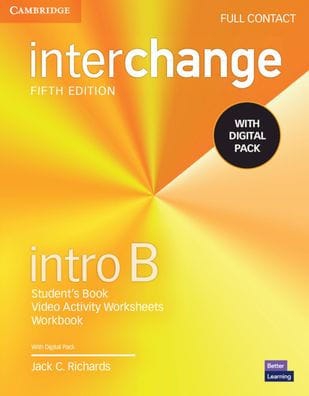 Interchange Intro B Full Contact with Digital Pack